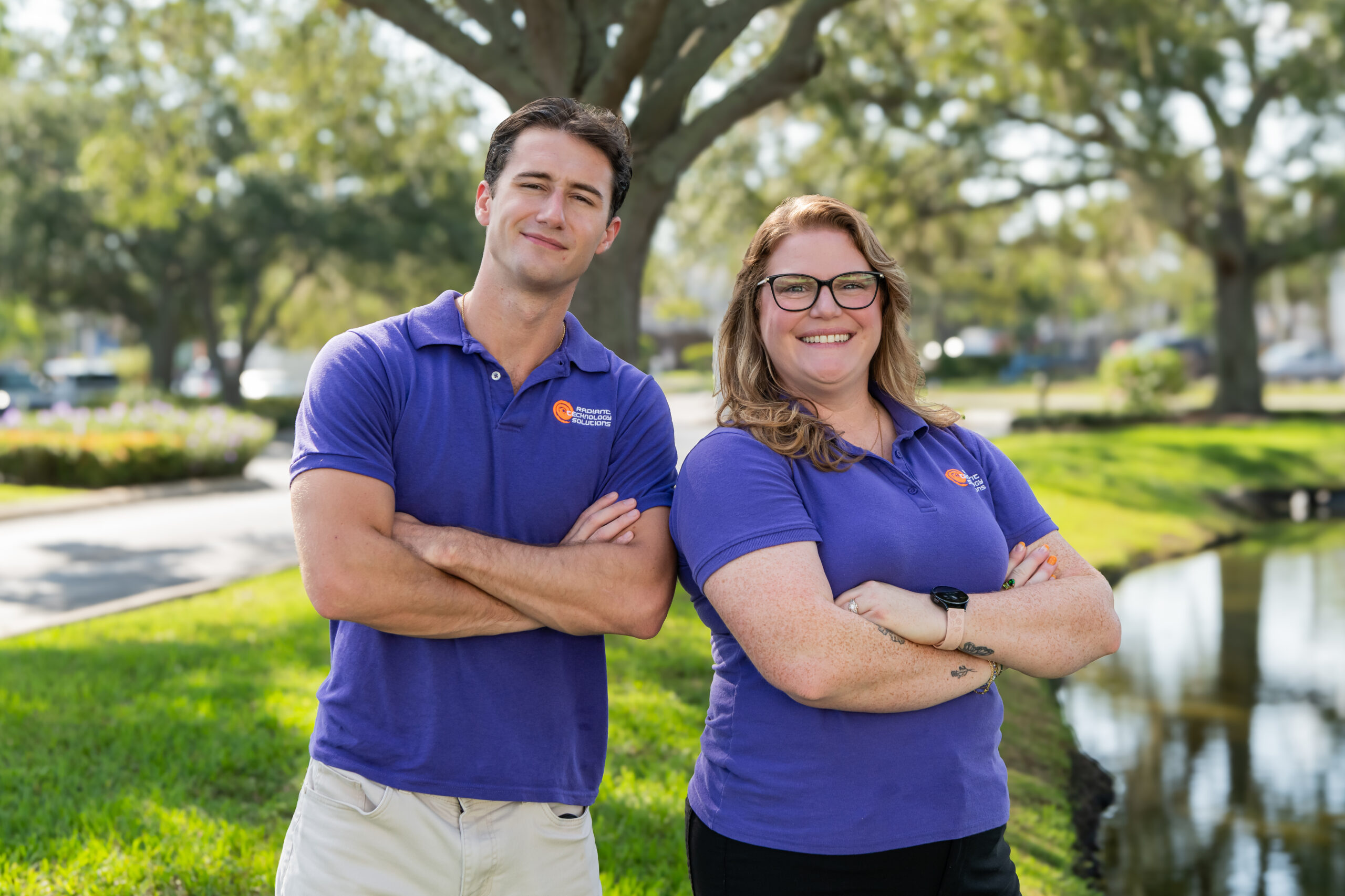 Business IT support professionals from Radiant Technology Solutions providing managed IT services for growing businesses in Tarpon Springs Florida